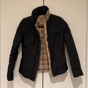 Stylish Black Quilted Kids reversible Jacket